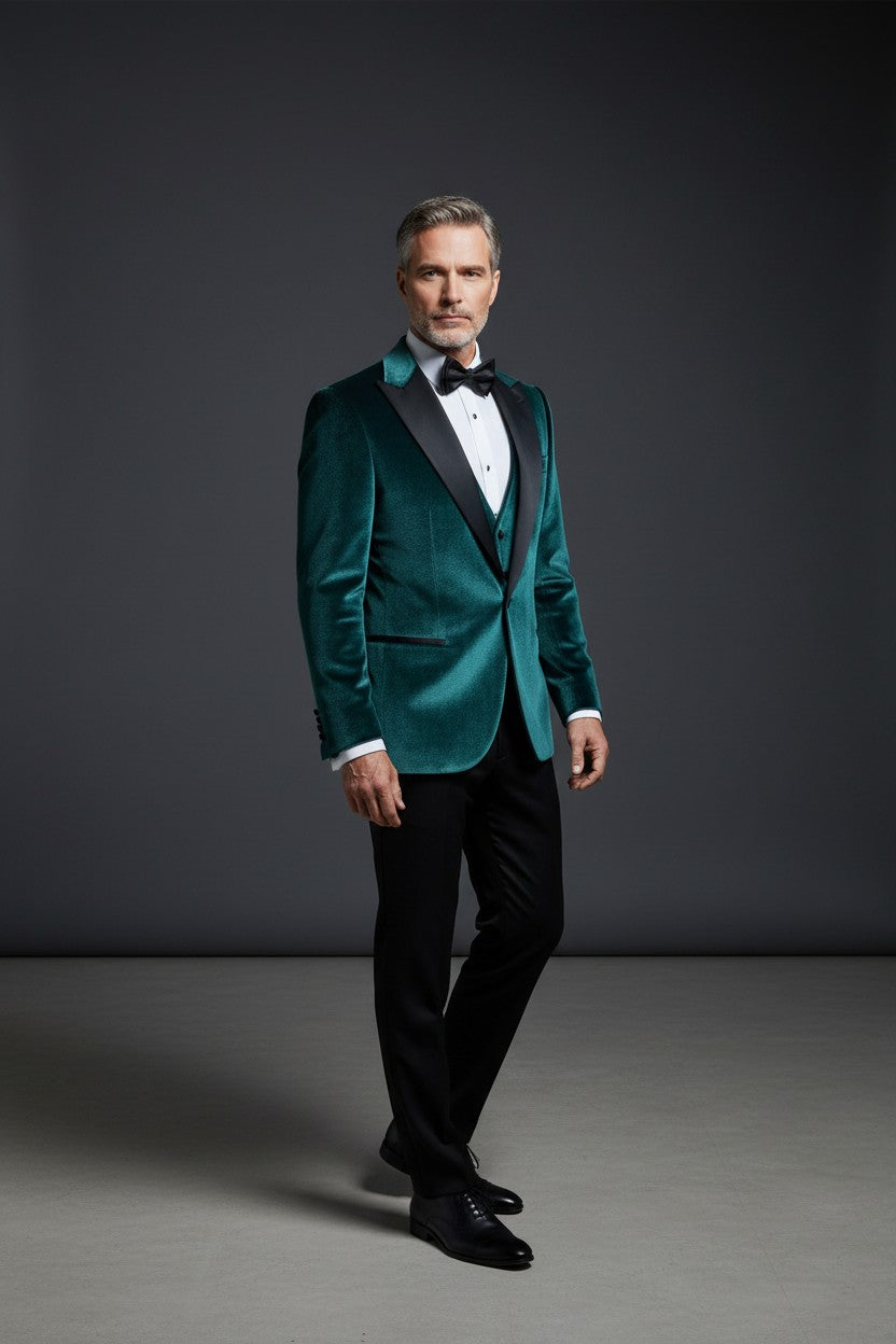 Vercini Signature Velvet 3-Piece Tuxedo