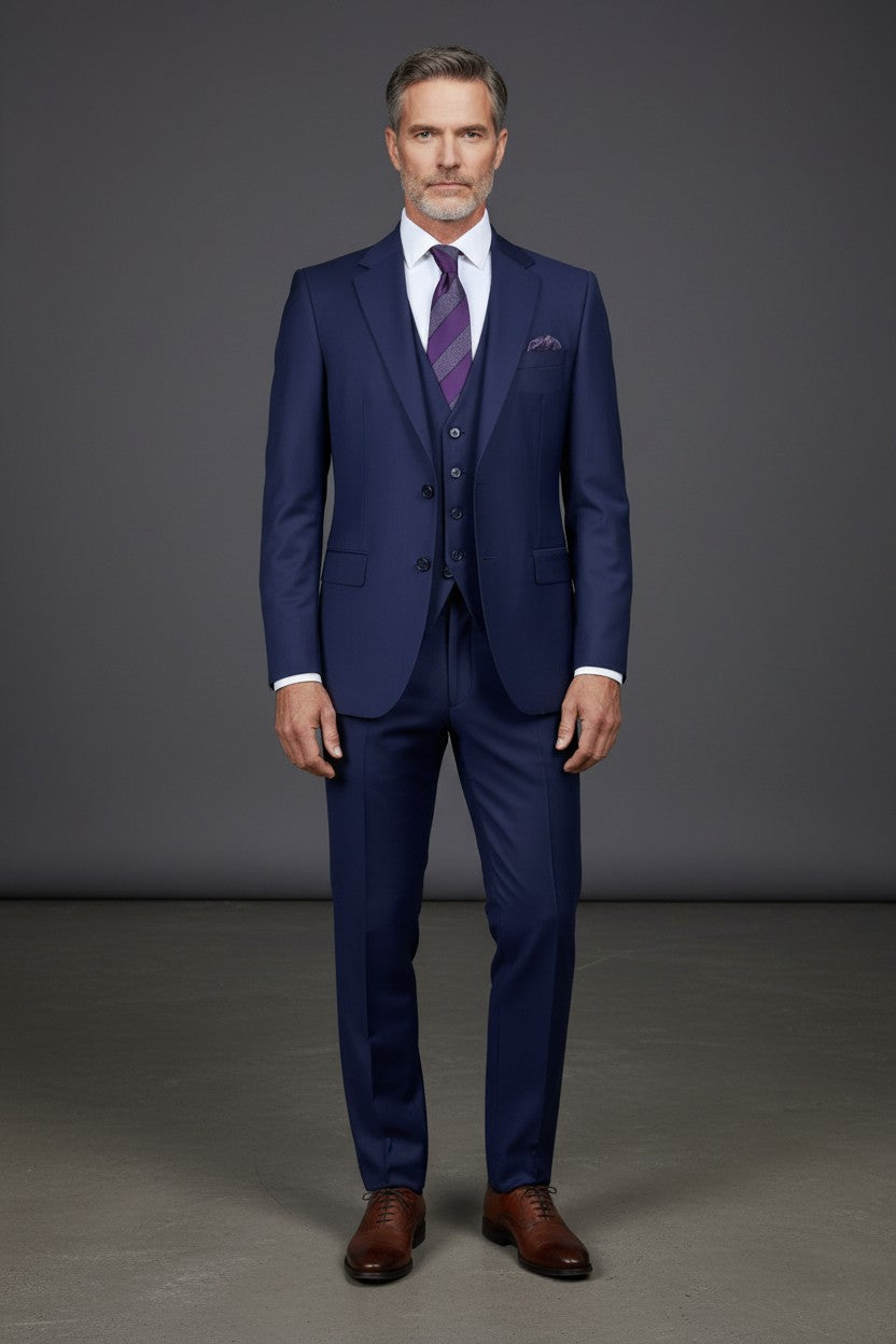 Vercini Atlanta 3-Piece Suit - Premium Tailored Menswear