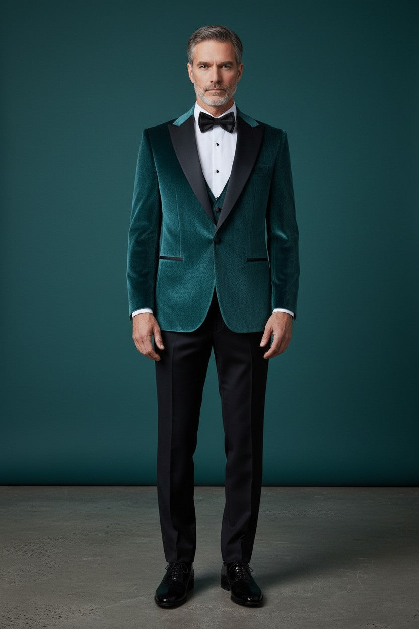 Vercini Signature Velvet 3-Piece Tuxedo