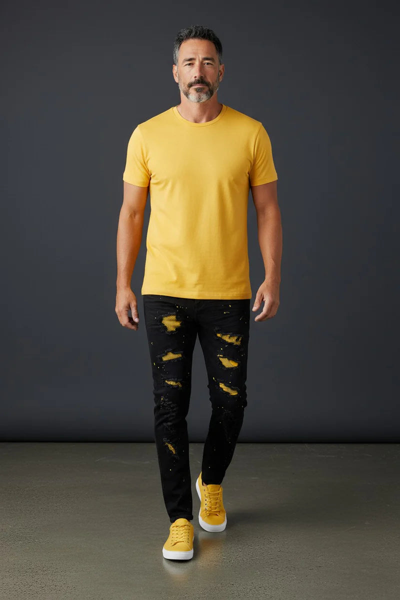 VERCINI Premium Denim Jeans V-18 - Modern Fit Men's Luxury Jeans