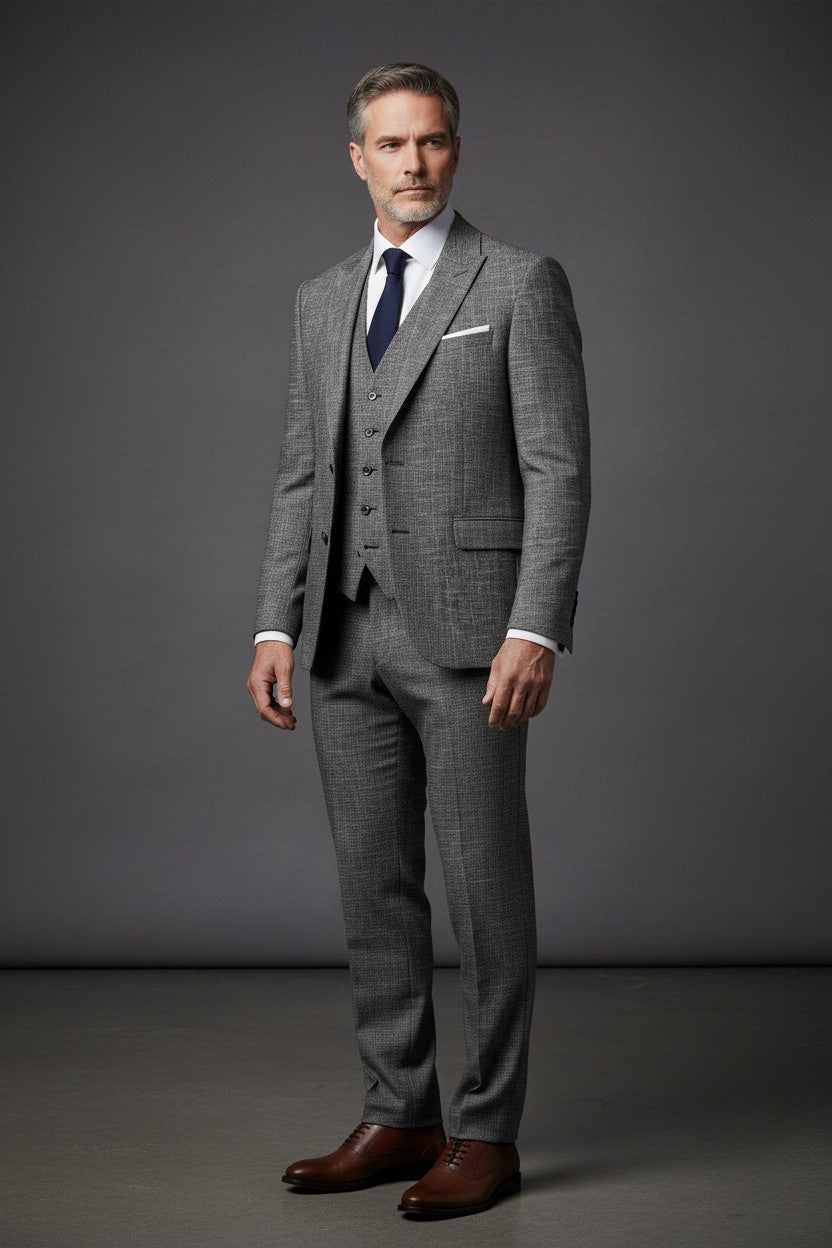 Daniel Rosso Three-Piece Suit | Premium Italian-Inspired Tailoring
