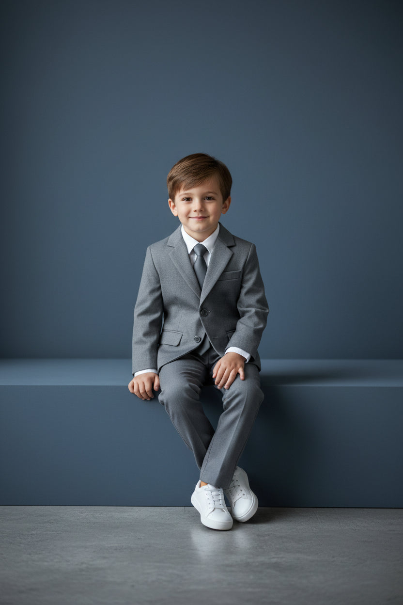 Boys Premium Three-Piece Suit