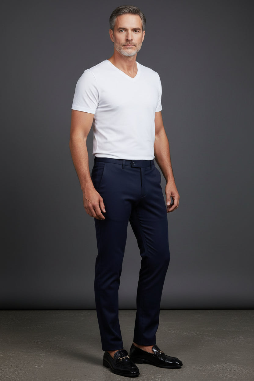 Monaco Pants by Vercini | Luxury Men's Dress Pants | Premium Tailored Trousers