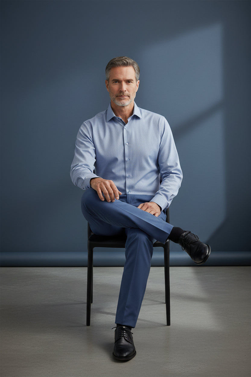 Stretch Comfort Dress Shirt – Performance Fabric Blend