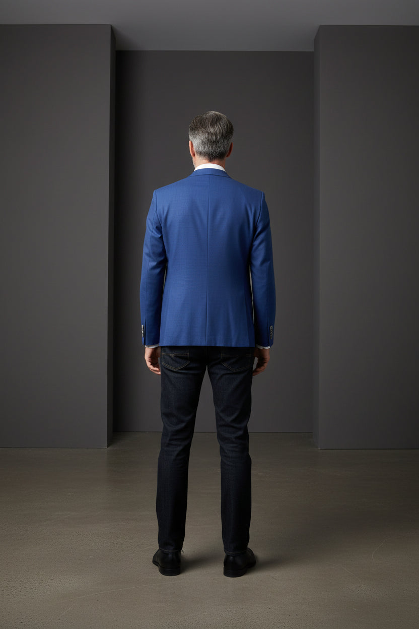 Azure Elegance & Midnight Poise Blazers