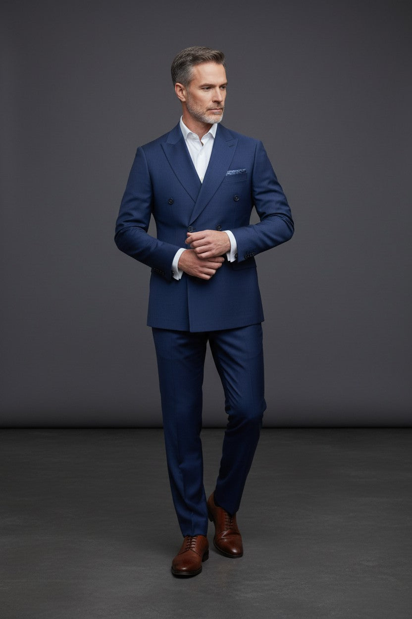Vercini Metropolitan Double-Breasted Suit