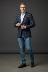 Vercini ® "Heritage" Windowpane Blazer