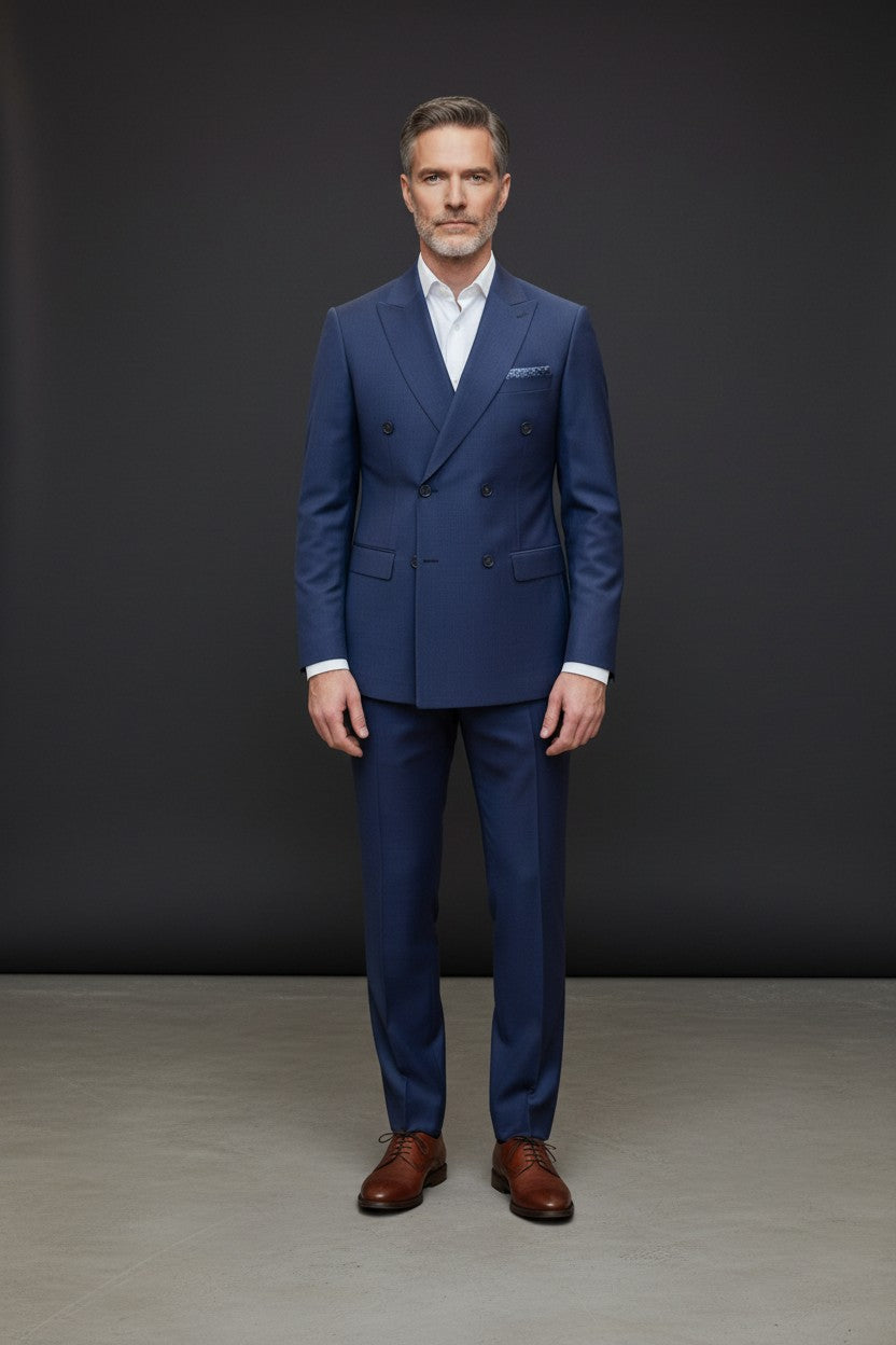 Vercini Metropolitan Double-Breasted Suit