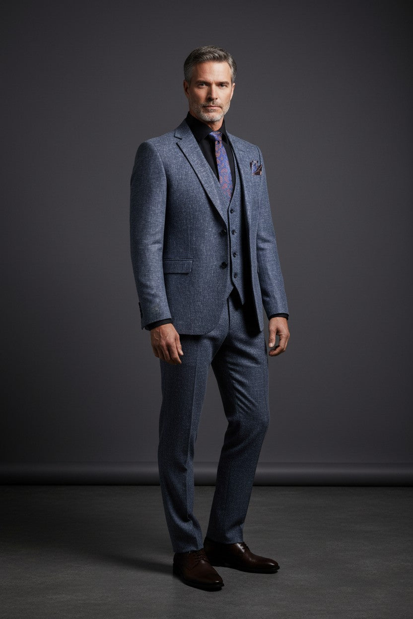 Royal Twilight Three-Piece Suit