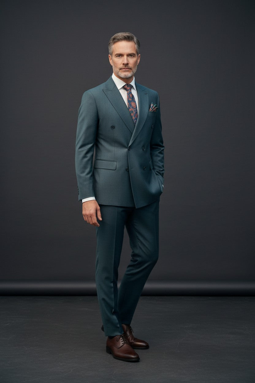 Vercini Metropolitan Double-Breasted Suit