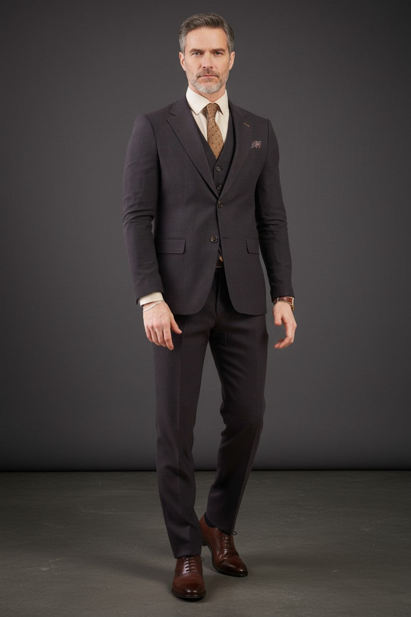 Milano Elegance Three-Piece Suit