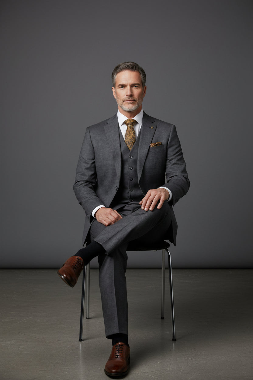 Timeless Three-Piece Suit – Classic Style, Fine Craftsmanship