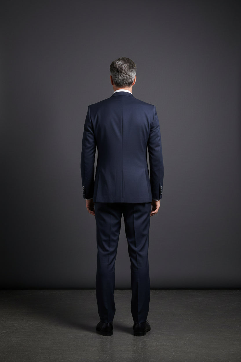 Modern Classic Traditional Navy Blue Tuxedo for Timeless Style