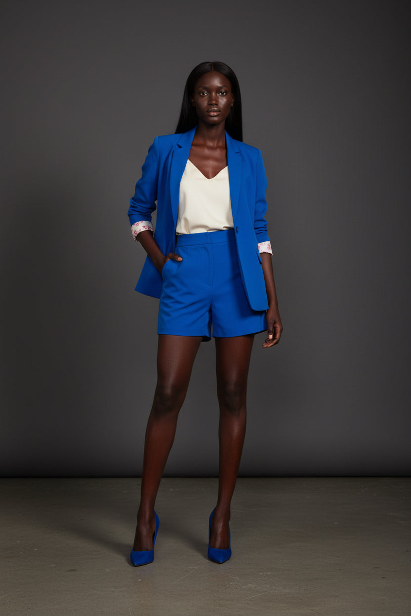 Neon Welt Pocket Blazer - Bold Statement Tailoring