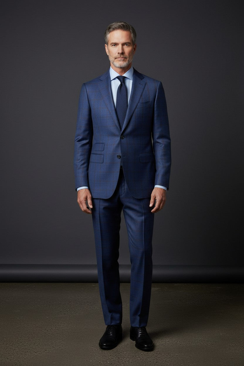 Vercini modern gentleman Two-Piece Wool Suit