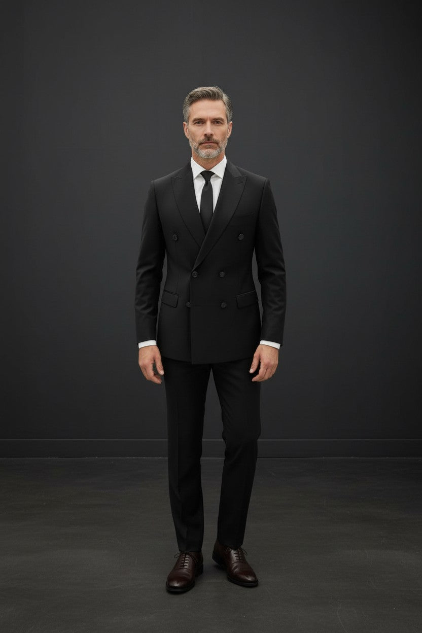 Vercini Metropolitan Double-Breasted Suit