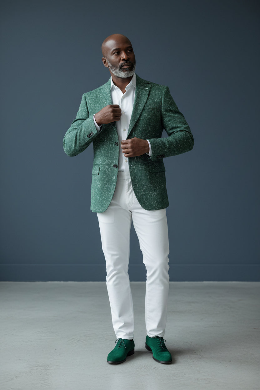 Vercini Premium Textured Elegance Blazer