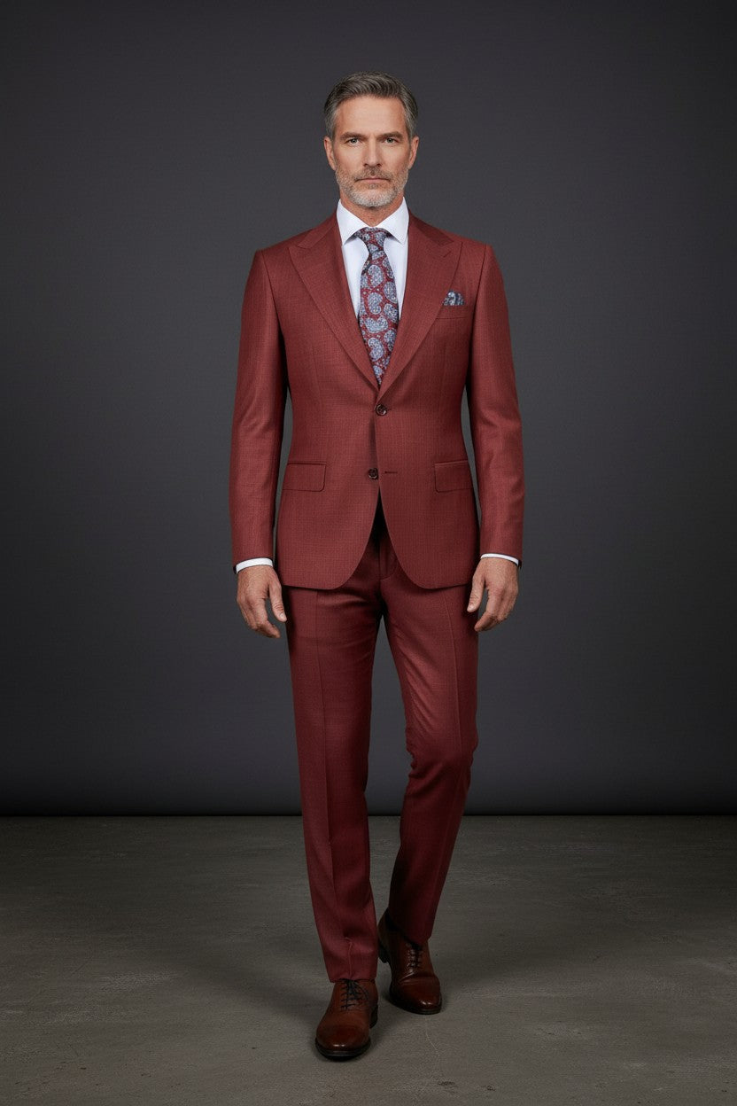 Vercini Filé Prestige Suit - Premium Textured Fabric