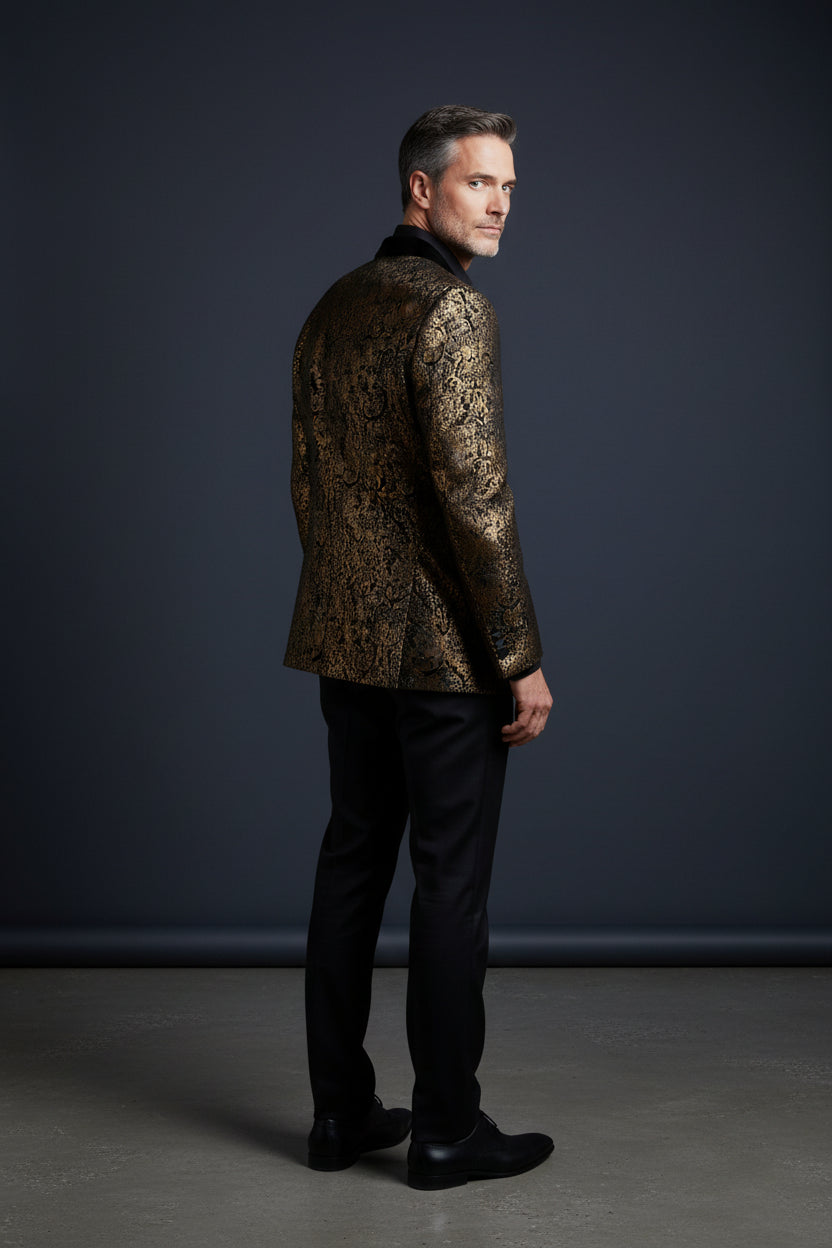 Gold Vercini Blazer | Premium Men's Blazer | Vercini