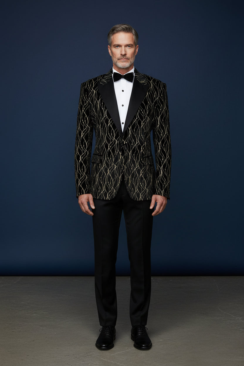 Gold Vercini Blazer | Premium Men's Blazer | Vercini