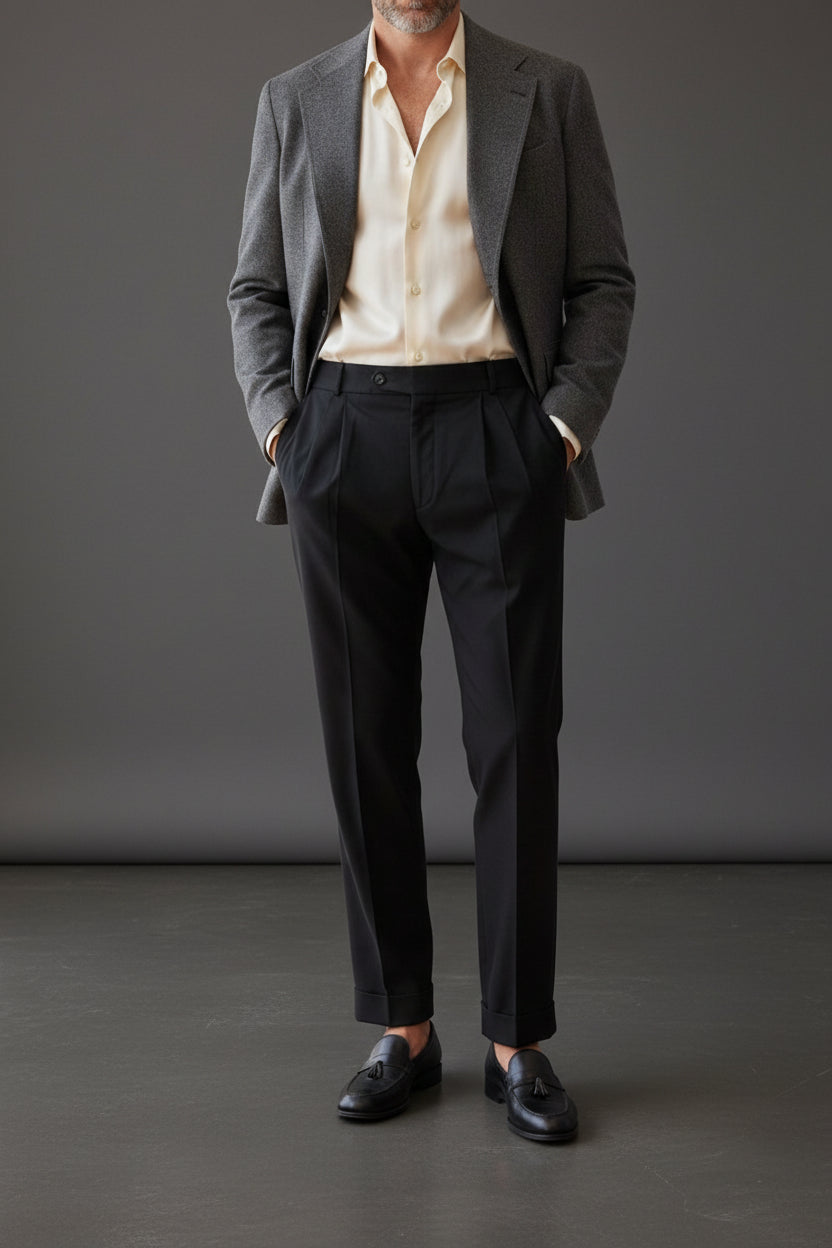 The Casablanca Pleated Trouser