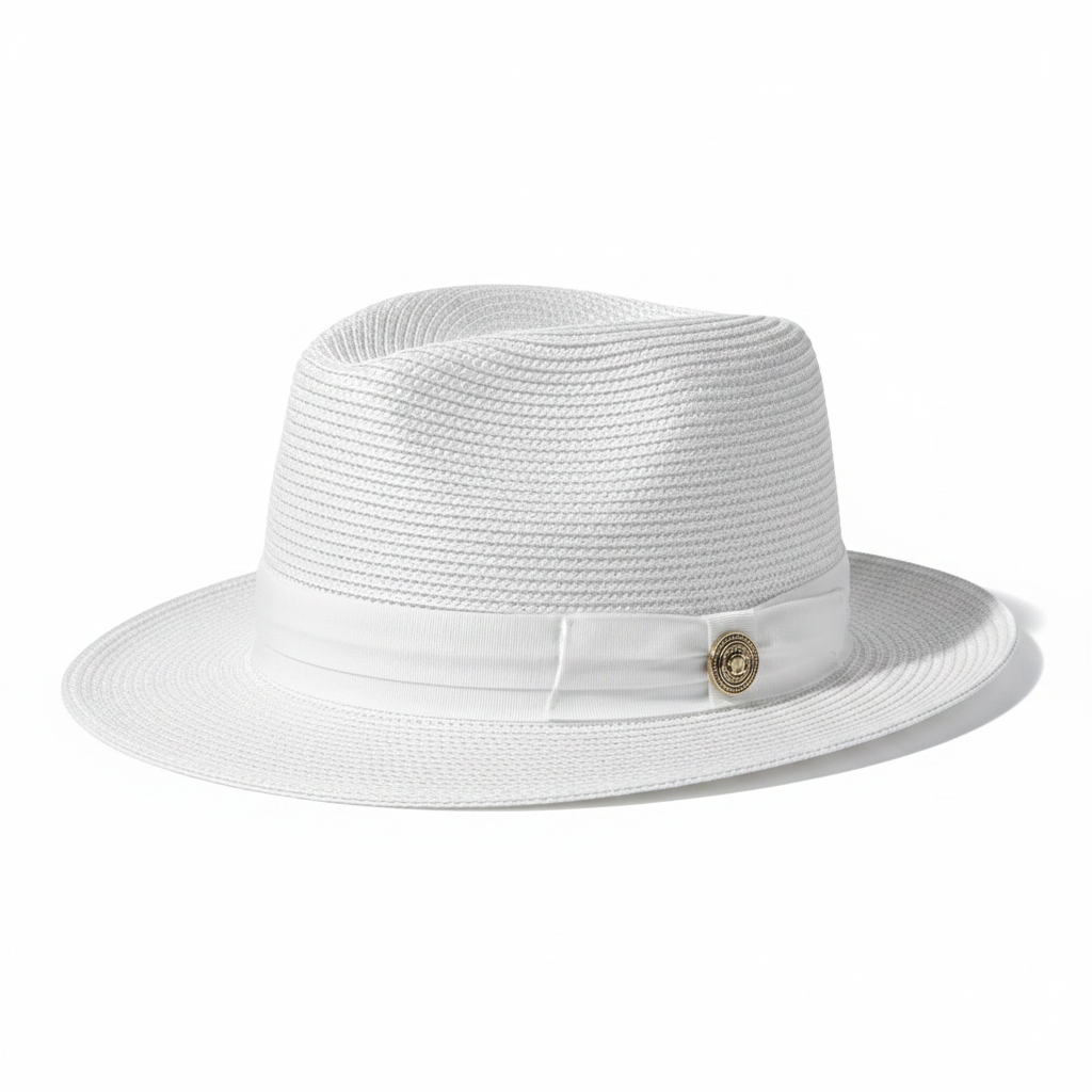 White Mesh Fedora