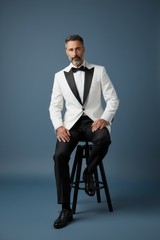 White Tuxedo Pose 4