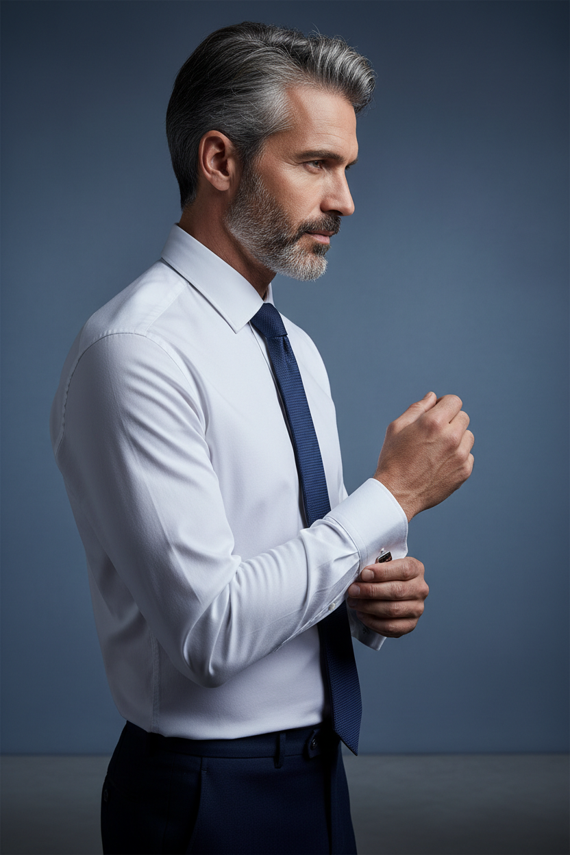 White Vitarelli Shirt Three-Quarter