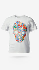 Heartbeat Skull Mosaic T-Shirt