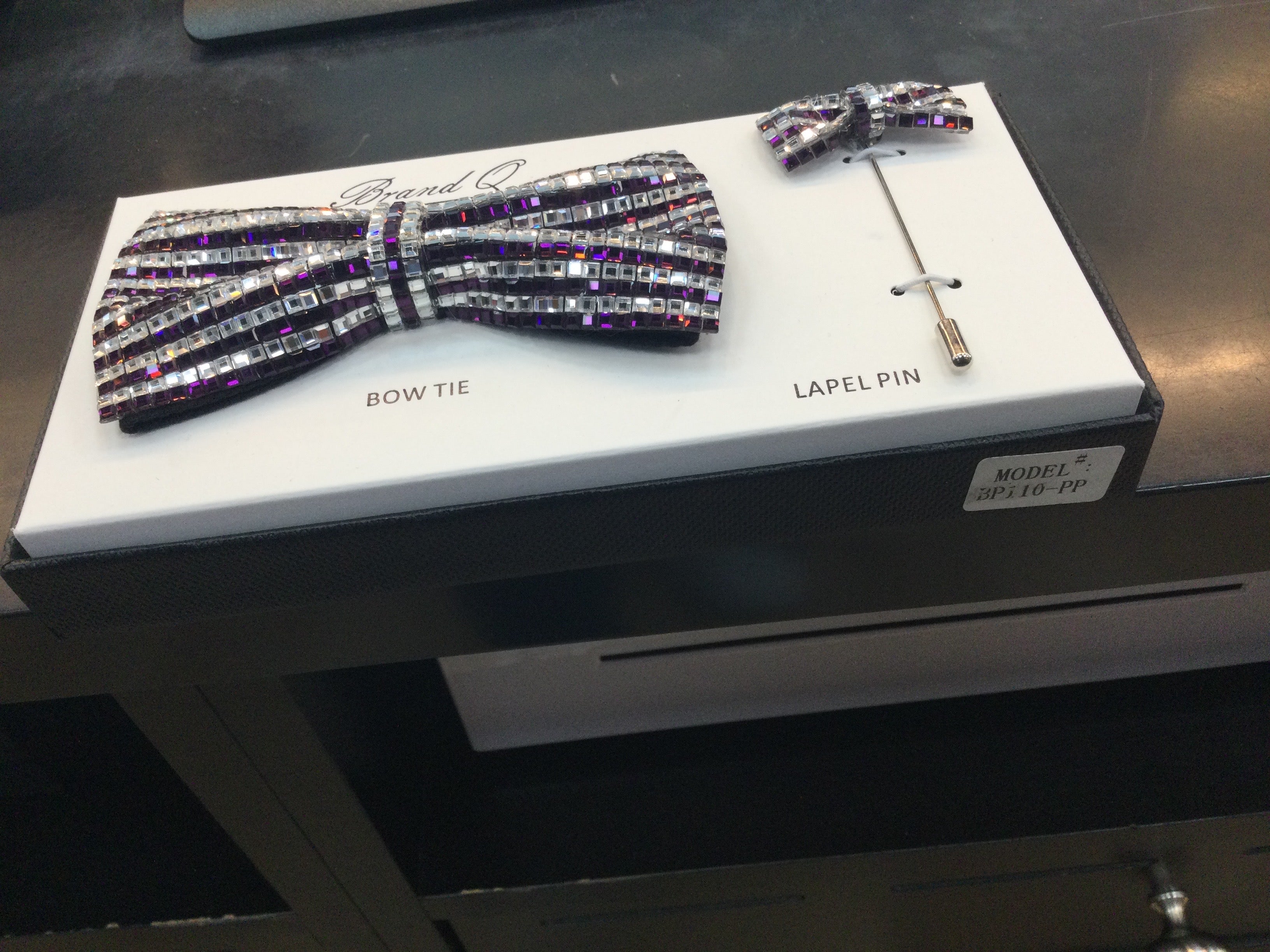 Radiant Luxe Shiny Bow Tie