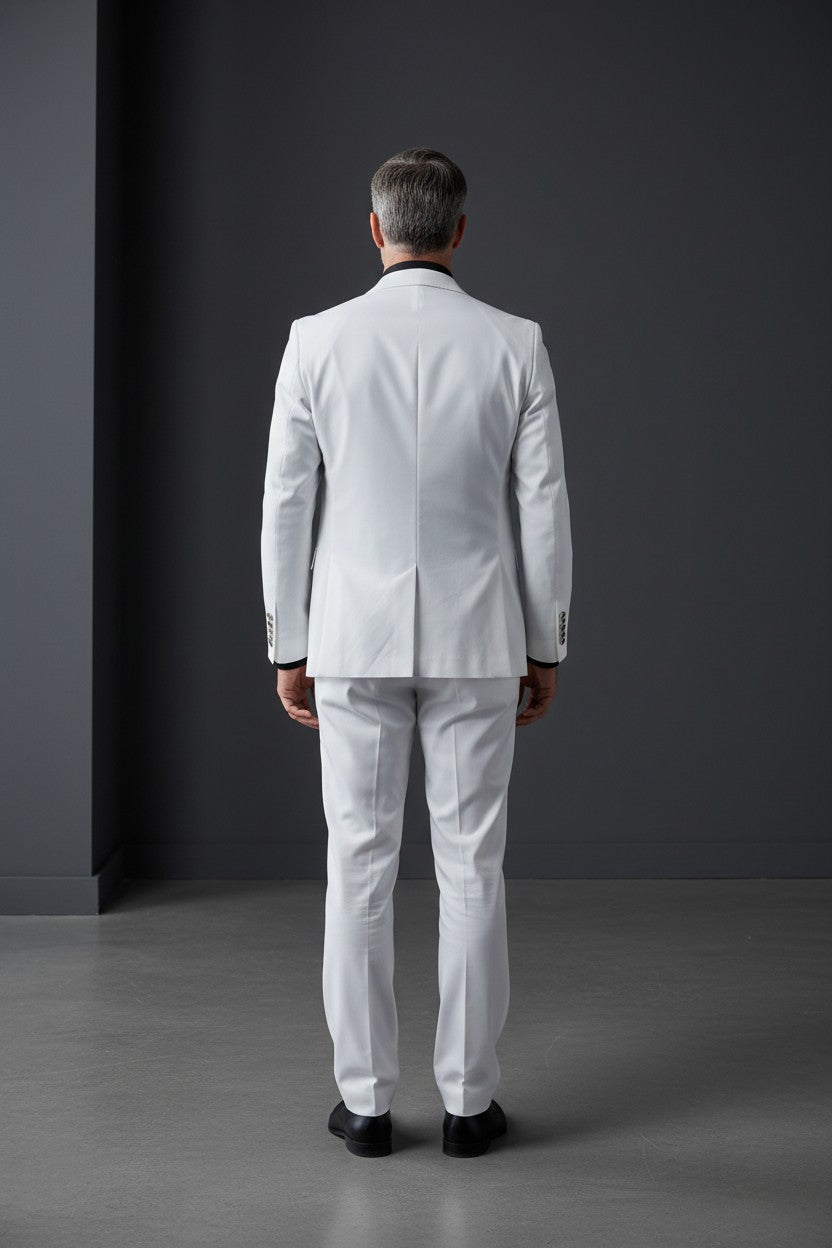 Emilio Sagezza Double Breasted Suit - Two Piece Men's Formal Suit