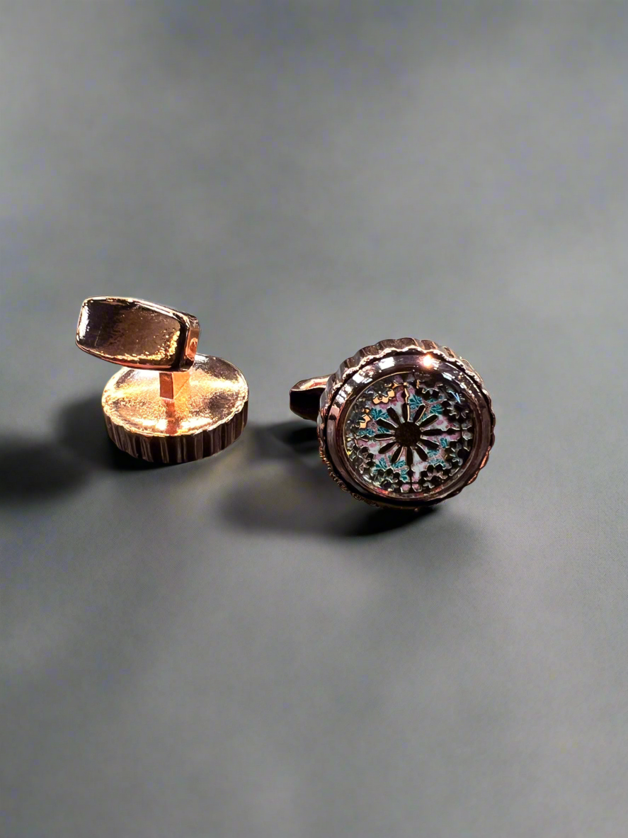 Vercini Multi-Tone Elegance Cufflinks – Sophisticated Accents in Every Shade