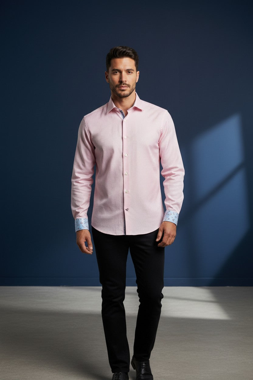 Vercini Premium Limited Edition 100% Cotton Textured Csual Shirt