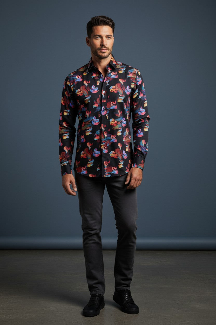 Black vercini shirt