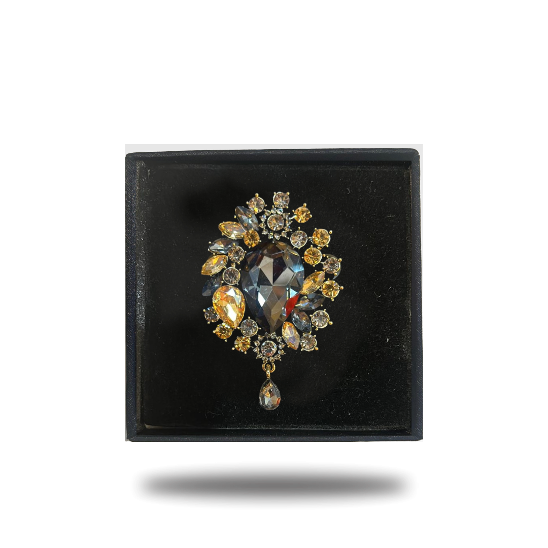 Pearl brooch Crystal Lapel pins PINS Ph accessories Vercini