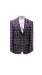 Men Checkered Casual Blazer
