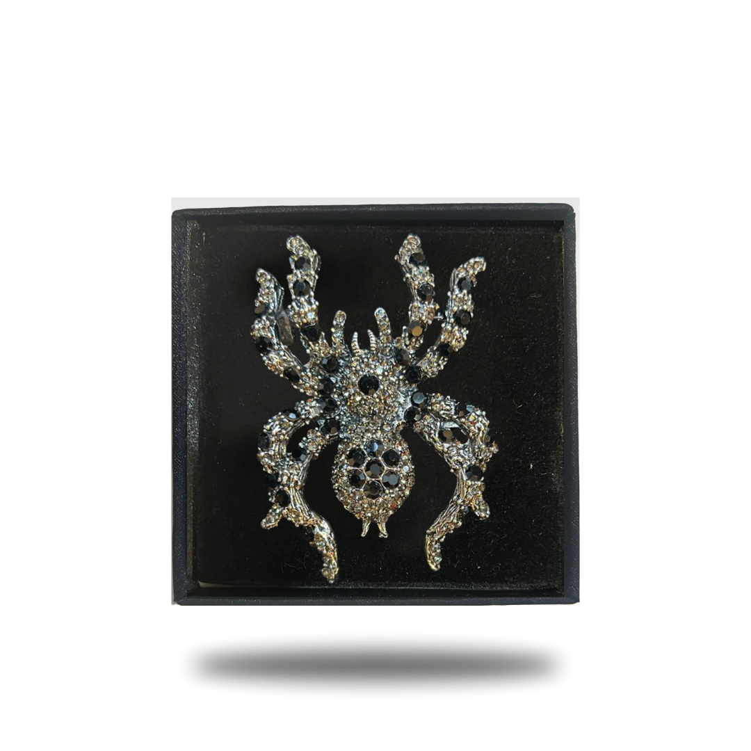 Big Spider Crystal Lapel pins PINS Ph accessories Vercini