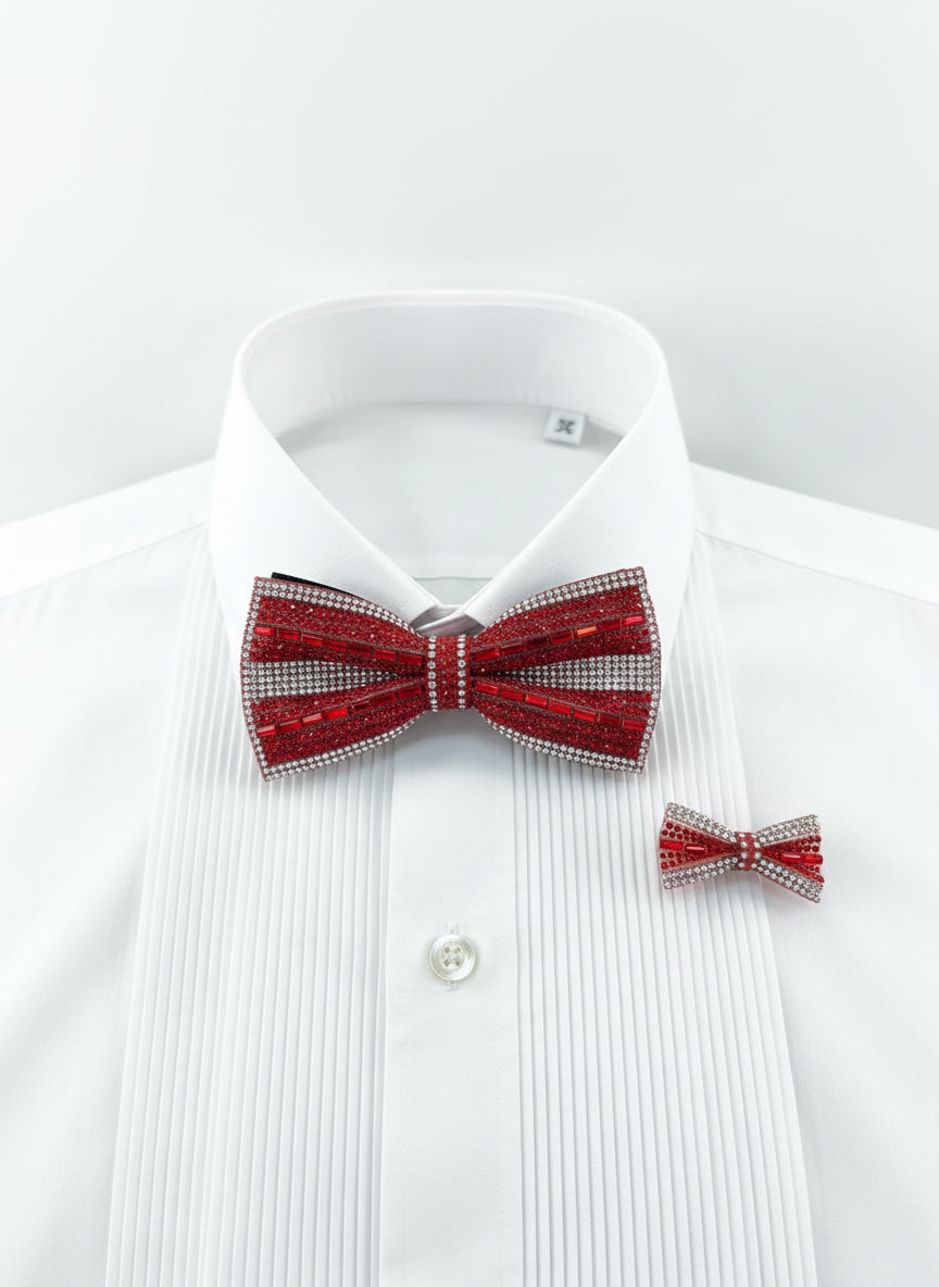 Crystal Prestige Bow Tie Set