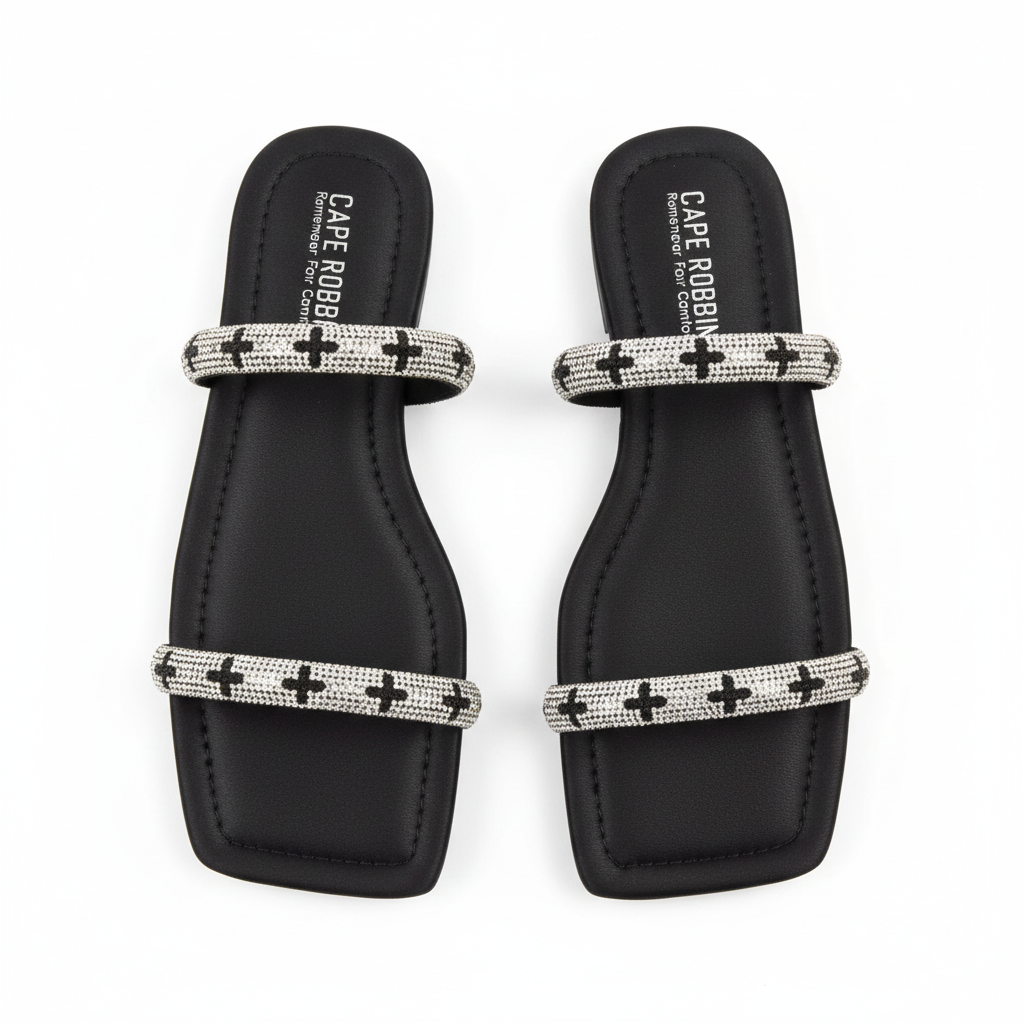 RHINESTONE SANDALS