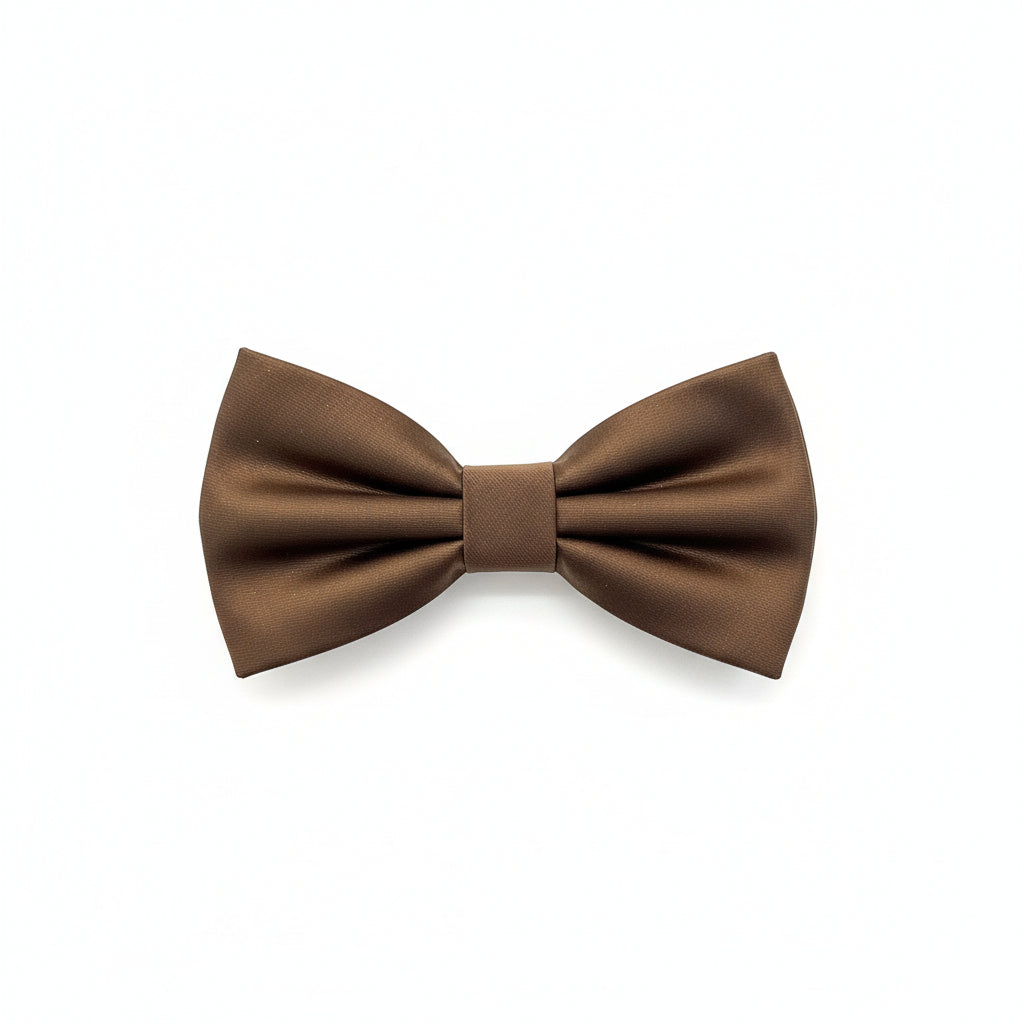 Solid Pre-Tied Bow Ties & Hankies
