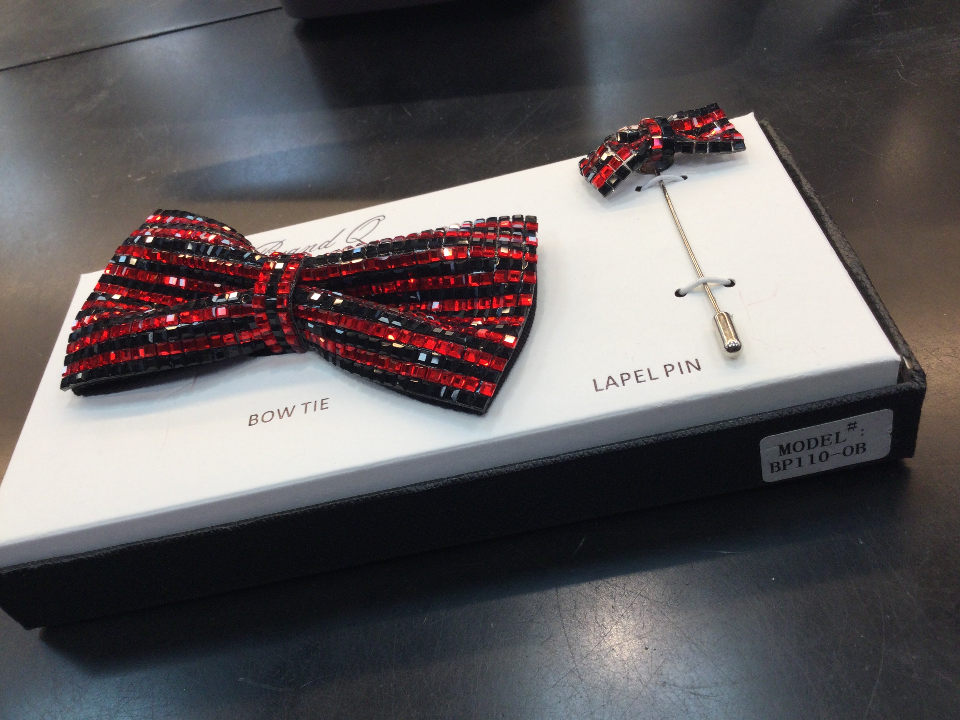 Radiant Luxe Shiny Bow Tie