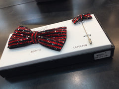 Fancy Deluxe Bow Ties & Pin Lapel