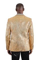 shiny gold blazer