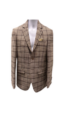 Men Checkered Casual Blazer