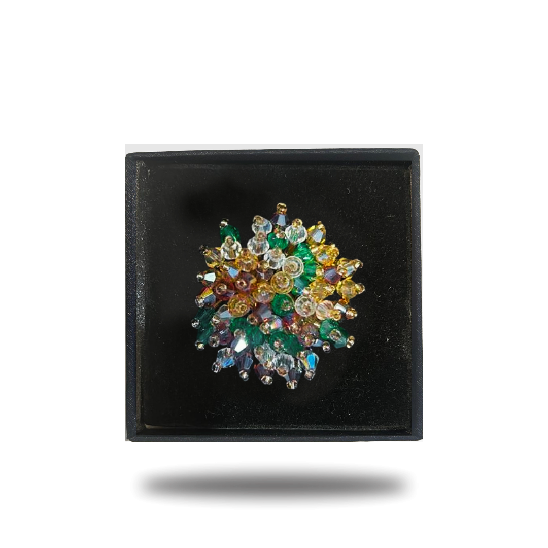 Crystal Bloom Lapel pins