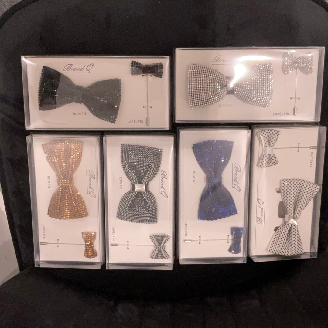 Sparkling regular bow tie Vercini Collection Vercini