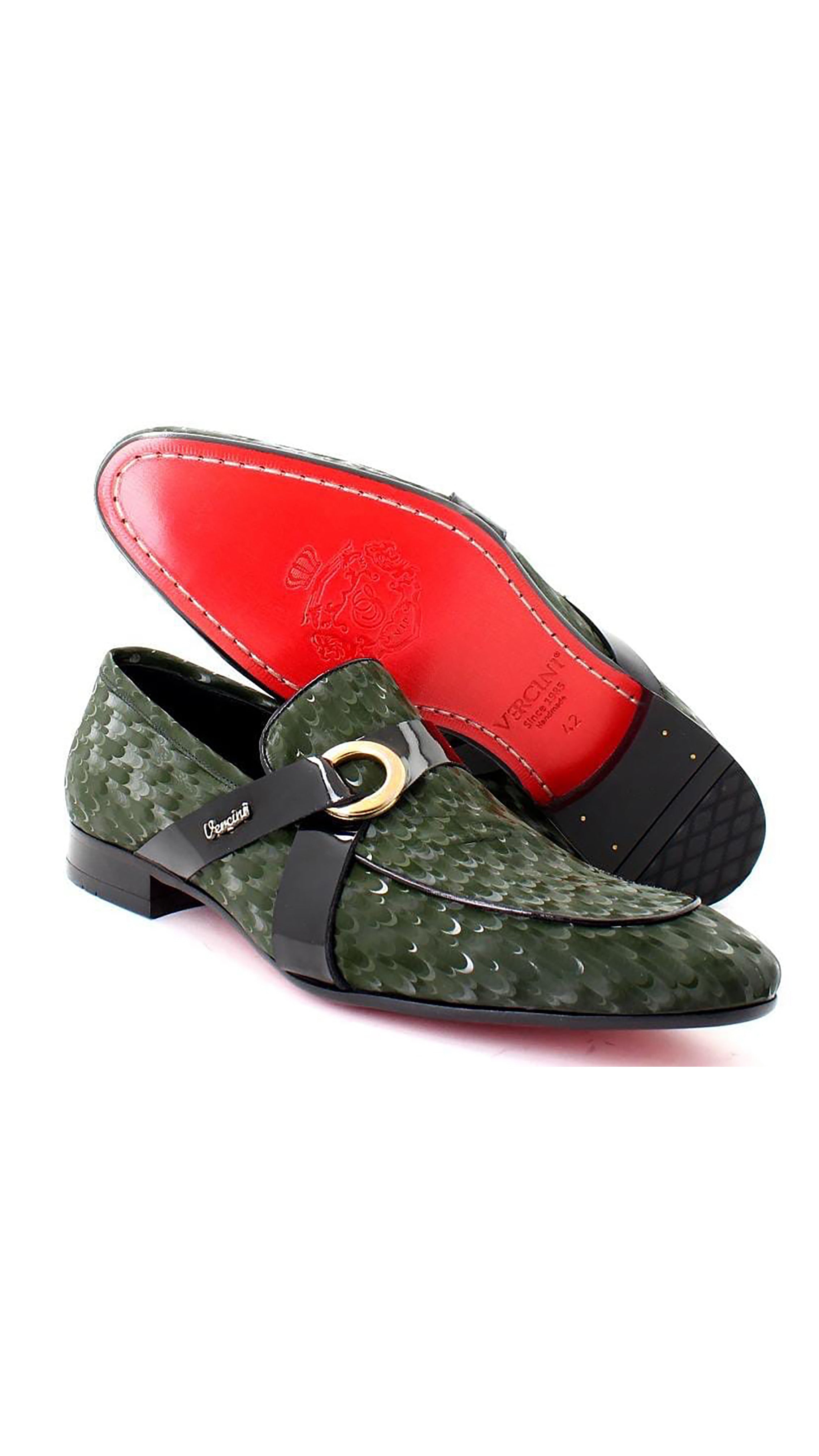 Vercini Evergreen Elegance Men's Designer Loafers
