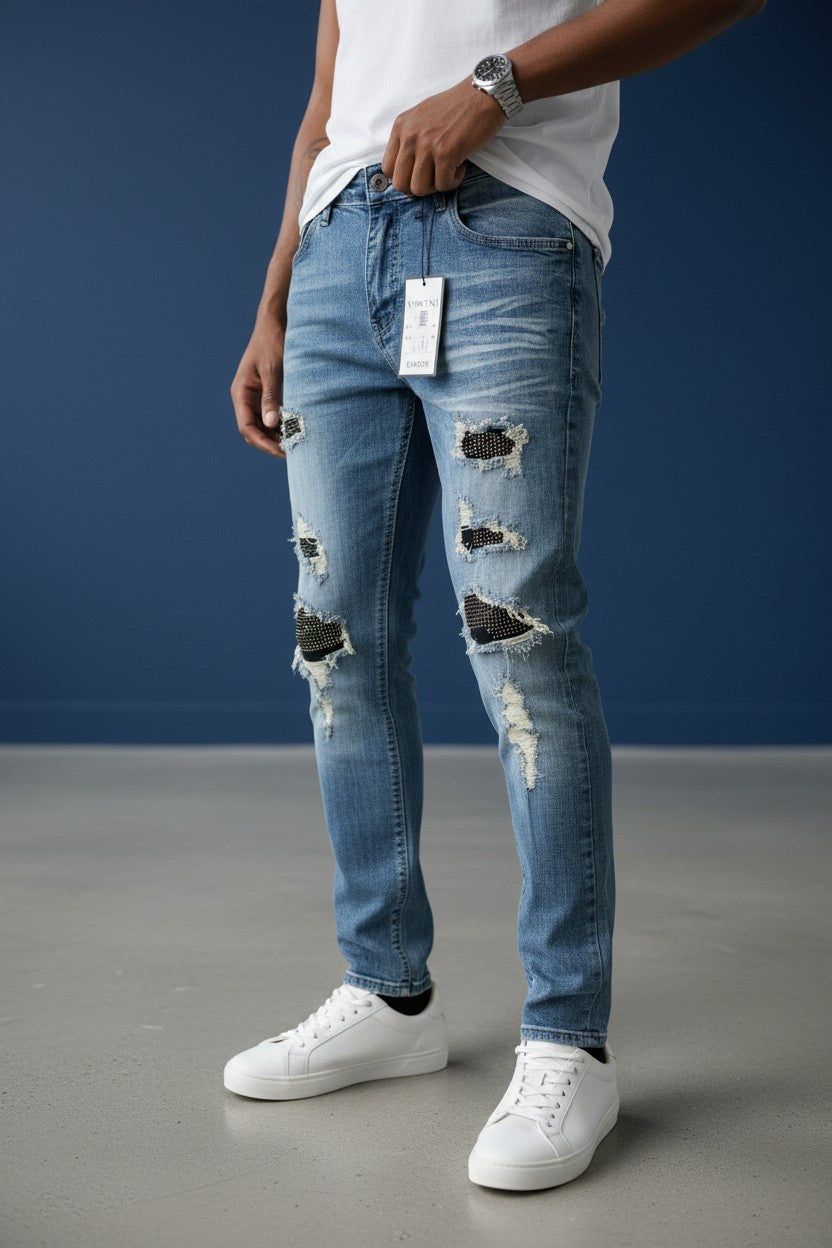 Vercini Signature Denim — Blue & Gold Edition