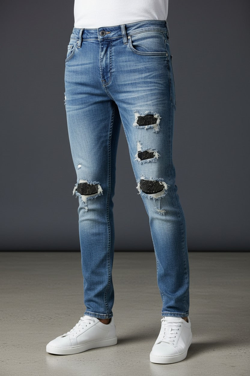 Vercini Signature Denim — Blue & Gold Edition