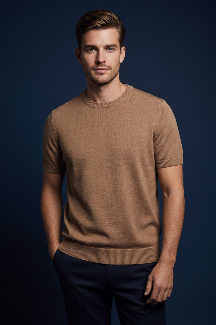 T-shirt sweater short sleeve for Spring